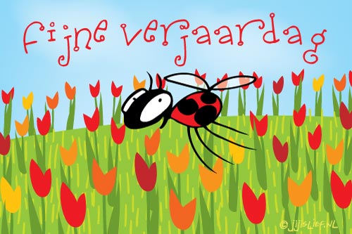 Kaart: Fijne verjaardag
